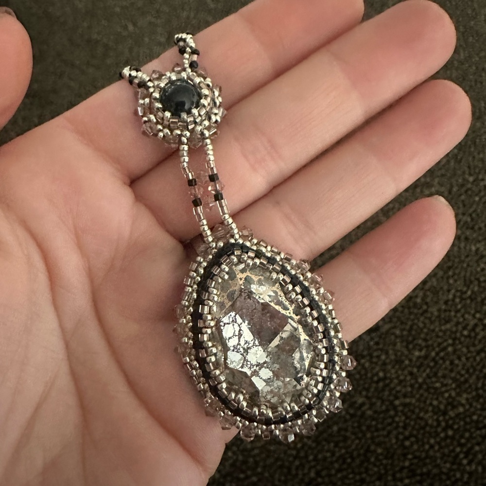 handmade beaded costume necklace